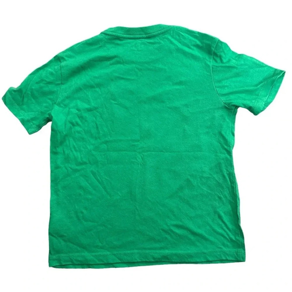 Kids Old Navy St. Patricks Day Green Dinosaur Short Sleeve Tee Size 8 - Picture 2 of 4